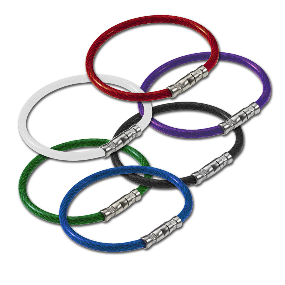 Amazon.com: Lucky Line 5” Twisty Lock Key Ring, Flexible Nylon Coated Steel  Wire Loop, Corrosion-Resistant and Durable, 5 Pack, Assorted Colors  (8110005) : Tools & Home Improvement